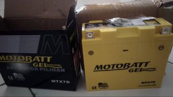 Product Review of AKI Motobatt MTX7D Tiger / SCORPIO / NOUVO from Tokopedia customer review 0