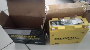 Product Review of AKI Motobatt MTX7D Tiger / SCORPIO / NOUVO from Tokopedia customer review 1