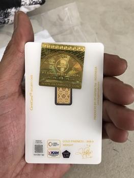 Product Review of Logam Mulia Antam 1 Gr Sertifikat Press from Tokopedia customer review 1