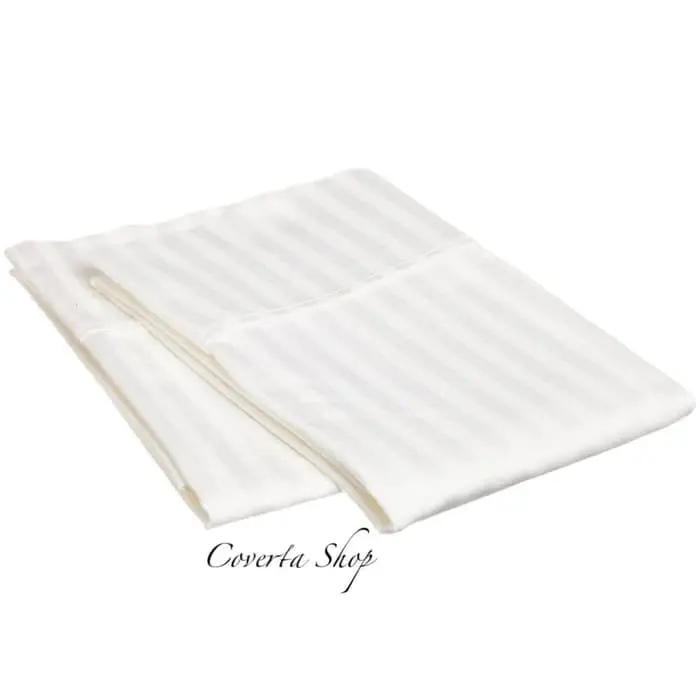 Duvet Cover - Quilt Cover Hotel - Cvc Katun BW Salur 290x230cm 2