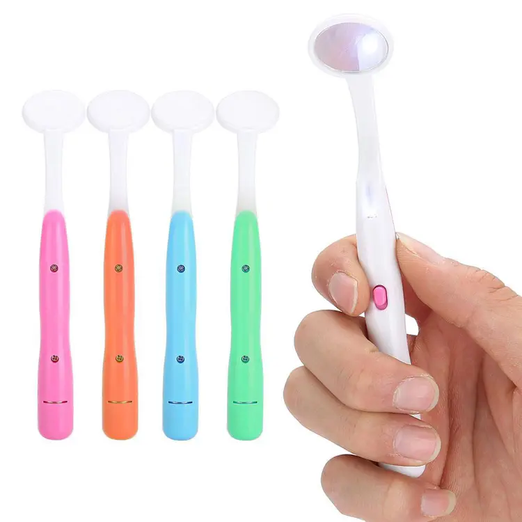 Kacamulut lampu led dental tooh mirror oral kaca led 1 pcs ALICE DENTAL ALICEDENTAL