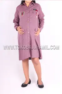 Dress hamil menyusui 1253 merah