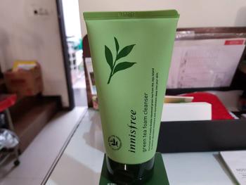 Product Review of Innisfree Green Tea Amino Hydrating  Cleansing Foam 150g / Sabun Pembersih Wajah untuk Kulit Kering from Tokopedia customer review 0