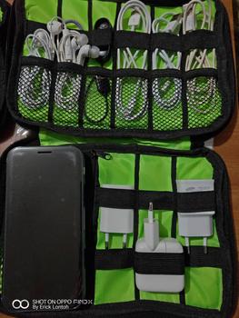 Product Review of BudgetGadget Tas Gadget Organizer Pouch Travel Bag Portable Case from Tokopedia customer review 0