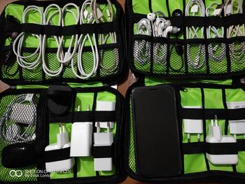 Product Review of BudgetGadget Tas Gadget Organizer Pouch Travel Bag Portable Case from Tokopedia customer review 1
