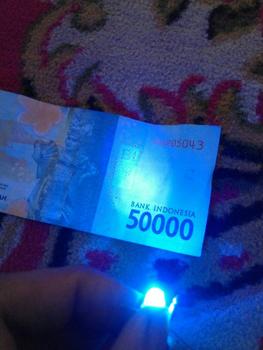 Product Review of UV LED Ultraviolet 5mm Lampu Cahaya Ultra Violet Purple Deteksi Uang from Tokopedia customer review 0