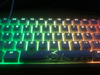 Product Review of Ducky One 2 Mini RGB LED 60% Pure White Mechanical Gaming Keyboard from Tokopedia customer review 0