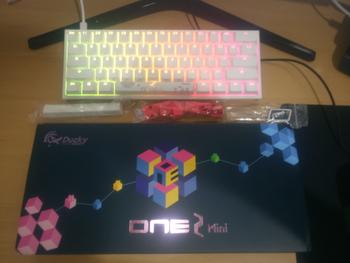 Product Review of Ducky One 2 Mini RGB LED 60% Pure White Mechanical Gaming Keyboard from Tokopedia customer review 1