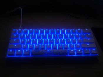 Product Review of Ducky One 2 Mini RGB LED 60% Pure White Mechanical Gaming Keyboard from Tokopedia customer review 2