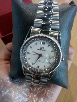 Product Review of Mirage Watch - Jam Tangan Analog Wanita Casual Silver Permata RX M Tahan Air Kaca Stainless Watches from Tokopedia customer review 0