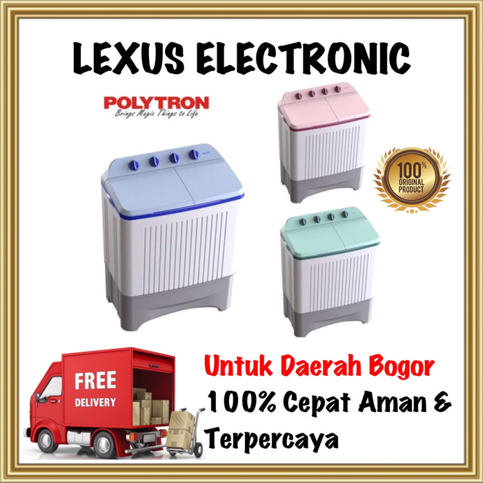 Gambar MESIN CUCI POLYTRON | MESIN CUCI 2 TUB - 8KG | PWM 8366 | PWM8366 dari lexus electronic mall Kota Bogor Tokopedia