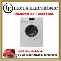 Gambar MESIN CUCI FRONT LOADING PANASONIC NA-128XB1WNE NA128XB1WNE NA128 dari lexus electronic mall Kota Bogor 1 Tokopedia
