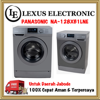Gambar PANASONIC MESIN CUCI FRONT LOADING - 8KG | NA128XB | NA-128XB1LNE dari lexus electronic mall Kota Bogor 1 Tokopedia