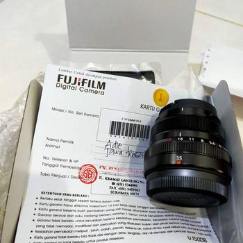 Product Review of Lensa Fujifilm Fujinon 35mm F2R from Tokopedia customer review 1