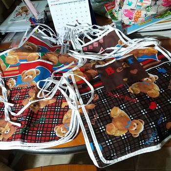Product Review of Celemek TK Apron Masak Anak Kain Motif from Tokopedia customer review 2