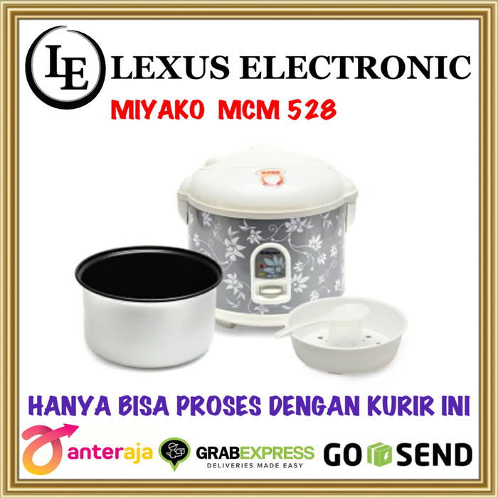 Gambar MIYAKO RICE COOKER MURAH | MAGI COM MURAH | MCM 528 | MCM528 | 1.8L dari lexus electronic mall Kota Bogor Tokopedia