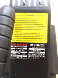 Gambar MESIN COMPRESSOR LAKONI IMOLA 75 dari terus jaya tool Kota Bandung 3 Tokopedia