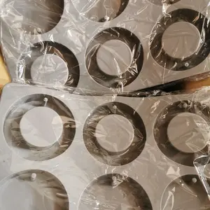 Cetakan Lilin Wax Round 6 cav Silikon