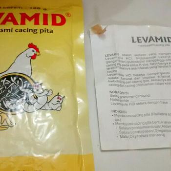 Product Review of LEVAMID 100 GR (PEMBASMI CACING PITA PADA HEWAN) from Tokopedia customer review 1