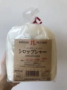 Natural shiropshire wool felting 100gr