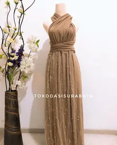 Multiway convertible infinity maxi dress bridesmaid wedding milo pearl