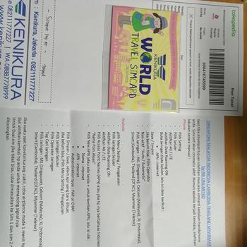 Product Review of Simcard Singapore Malaysia Indonesia Thailand sim card paket data internet Singapura Kenikura from Tokopedia customer review 0