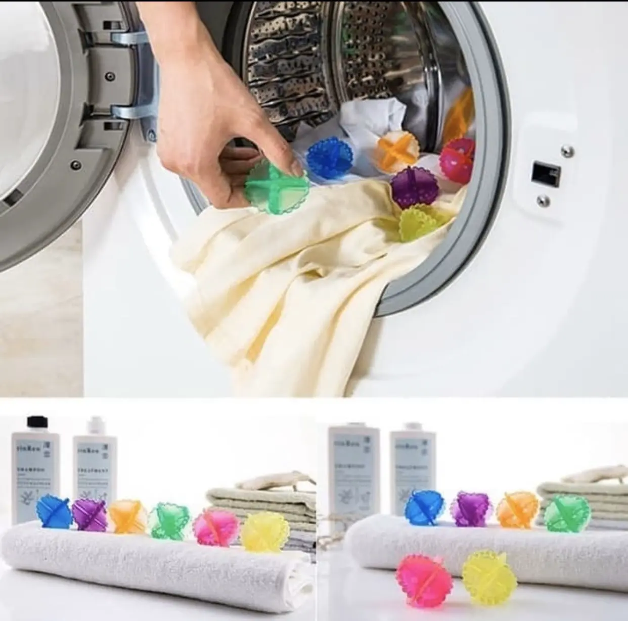 Bola Mesin Cuci Laundry Pencuci Baju Pakaian Anti Kusut Lebih Bersih