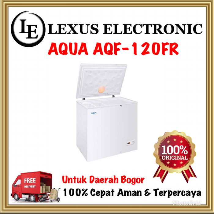 Gambar AQUA CHEST FREEZER AQF-120FR | AQF120FR | AQF120 dari lexus electronic mall Kota Bogor Tokopedia