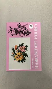 Buku kristik merek canna kruissteek nomor 3 cross stitch