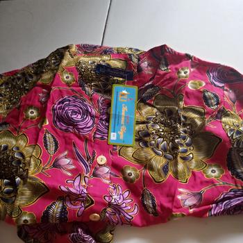Product Review of Daster 19 pendek lengan 3/4 kencana ungu original lebel biru from Tokopedia customer review 0