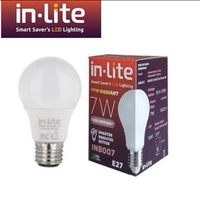 Gambar Inlite led bulb 7watt E27 putih / kuning dari Light Co Indonesia Kota Denpasar 1 Tokopedia
