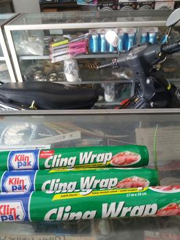Product Review of Klinpak Cling Wrap Regular Refill 30m x 30cm - Plastik Segel makanan from Tokopedia customer review 1