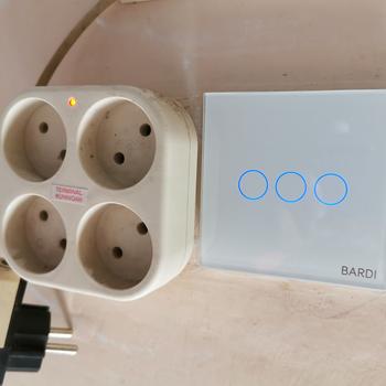Product Review of BARDI Smart Wall Switch 3 Gang Saklar Sentuh Touch Wifi Otomatis IoT from Tokopedia customer review 0