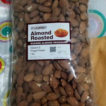 Product Review of Almond Roasted SUPER 1 Kg from Tokopedia customer review 0