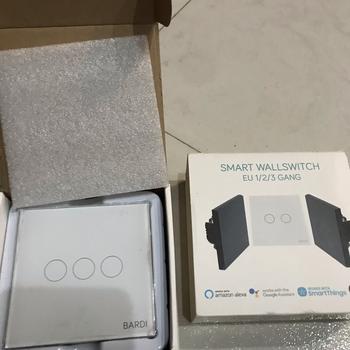 Product Review of BARDI Smart Wall Switch 3 Gang Saklar Sentuh Touch Wifi Otomatis IoT from Tokopedia customer review 0