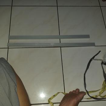Product Review of rel kotak rel murah aluminium tiang allumunium gorden gordyn from Tokopedia customer review 0