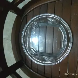 4 Way Round Clear Locking Flap Pet Door Cat Small Dog for Screen