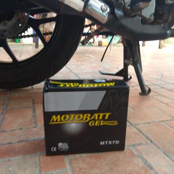 Product Review of AKI Motobatt MTX7D Tiger / SCORPIO / NOUVO from Tokopedia customer review 1