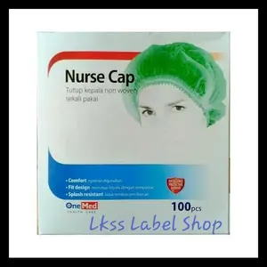 Nurse Cap Onemed isi 100 pcs,pelindung atau penutup kepala