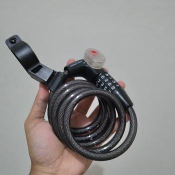 Product Review of Kunci Sepeda Polygon With Key Number & Light from Tokopedia customer review 0