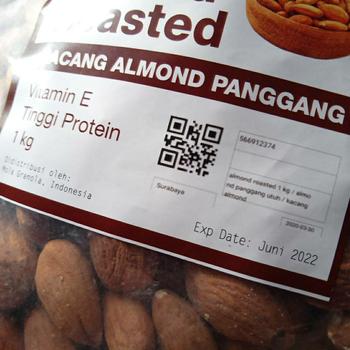 Product Review of Almond Roasted SUPER 1 Kg from Tokopedia customer review 0