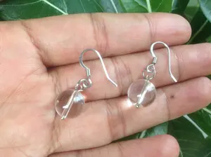 Anting Batu Alam Clear Quartz Limited Edition