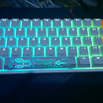 Product Review of Ducky One 2 Mini RGB LED 60% Pure White Mechanical Gaming Keyboard from Tokopedia customer review 0