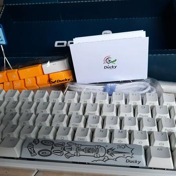 Product Review of Ducky One 2 Mini RGB LED 60% Pure White Mechanical Gaming Keyboard from Tokopedia customer review 1