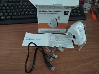 Product Review of Penguat Sinyal Wifi Repeater Wireless-N WiFi 300Mbps Kextech WL0189 from Tokopedia customer review 0