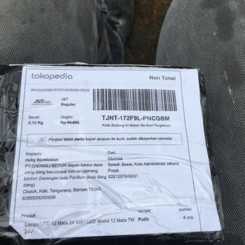 Product Review of Lampu LED 12 Mata 24 Volt / LED Modul 12 Mata 7W 24V from Tokopedia customer review 0