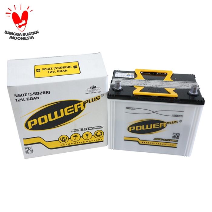 Gambar Aki Mobil Truck N50Z Powerplus (Colt Diesel,Dutro,Elf,Dyna,Fuso,H-1) - Dengan Air Zuur dari Powerplus Indonesia Kab. Tangerang Tokopedia