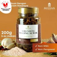 Gambar Serundeng Daging Suwir 200gr - Medina Catering dari Medina Express Kota Administrasi Jakarta Selatan 1 Tokopedia