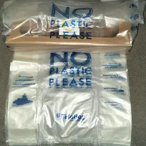 Plastik ramah lingkungan 28x44.5cm isi 10 lbr|No plastic