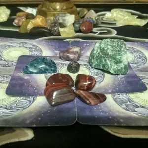 1.18.1 B TB - Natural Bull Eye Tumbled - SET 20 Gram -RANDOM